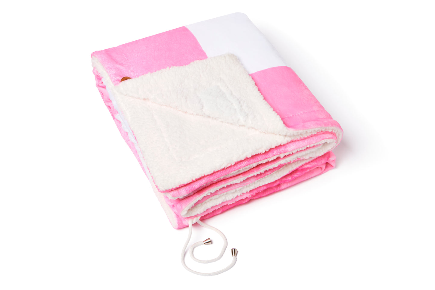 Warmzie Wearable Blanket Plaid Pink