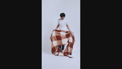 Warmzie Wearable Blanket Plaid Pink